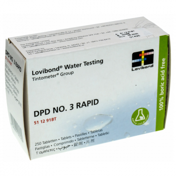 DPD 3 RAPID Reagent Box for pooltester, 250 pcs. Lovibond