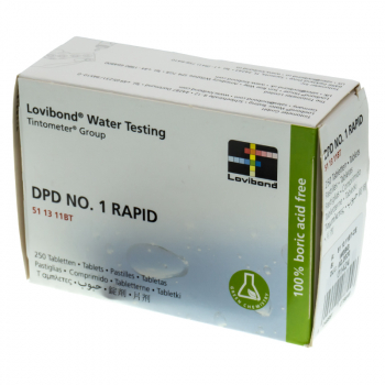 DPD 1 RAPID Reagent Box for pooltester, 250 pcs. Lovibond