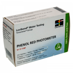 Phenol Red Photometer Reagent Box. 250 units Lovibond .
