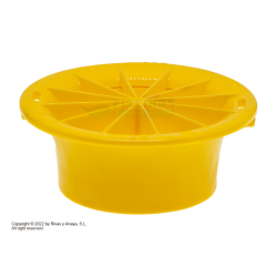 Yellow turbine cover for Dolphin Diagnostic 2001 pool cleaner