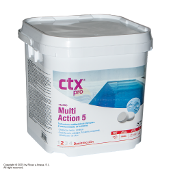 Cloro multiazione in compresse da 250 g., 5 kg. CTX