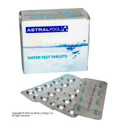 DPD-1 reagent for Pooltester, box of 250 tablets. AstralPool .