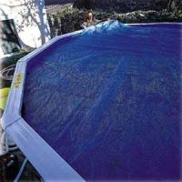 Covered summer swimming pool GRE Ø640cm CPR650