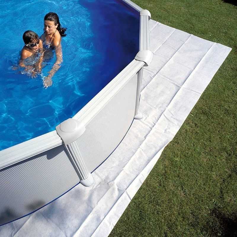 Tapis sol pour piscines hors-sol Gre 650x650 cm. MPR650