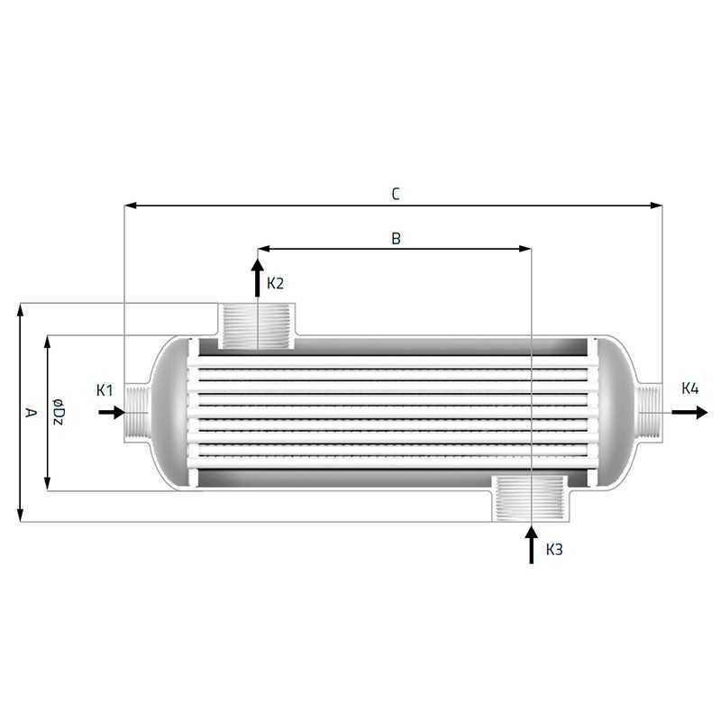 Echangeur de chaleur eau-eau TIT-210 kW Astralpool Waterheat EVO